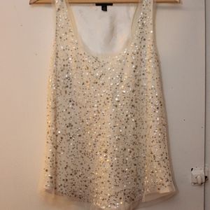 American Eagle sparkly dressy tank